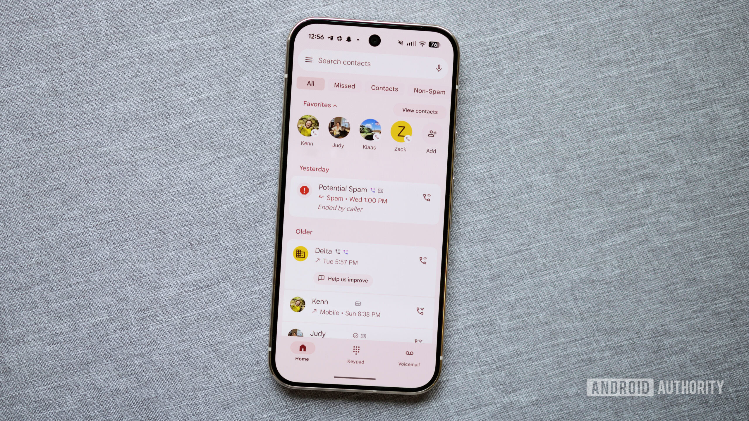 Google recupera la pestaña de Contactos en su app de Teléfono
