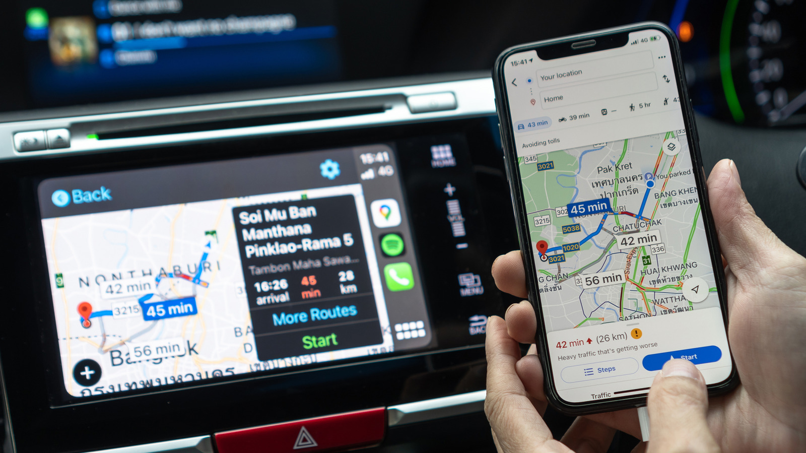 Mejora la navegación en CarPlay con Google Maps