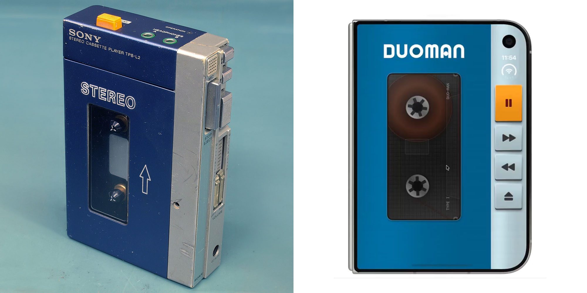 Duo-Man convierte tu iPhone Duo en un Walkman de los 80