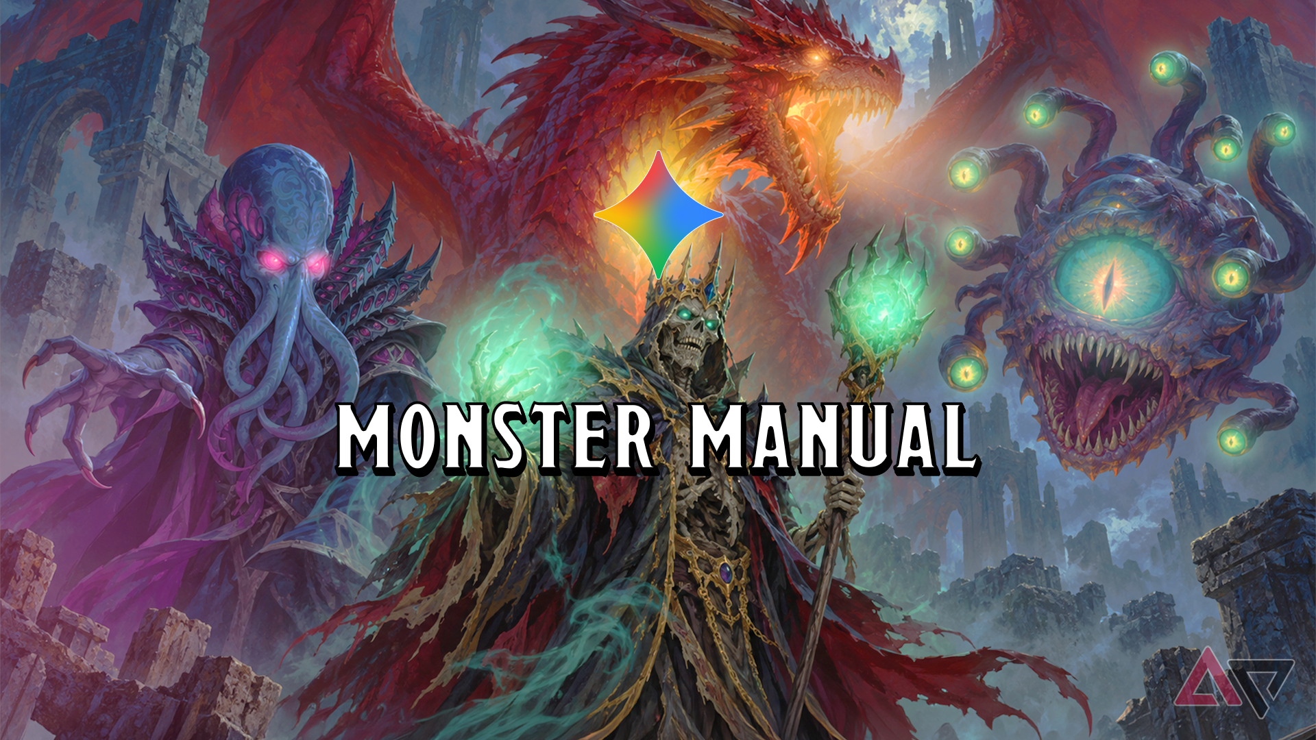 Manual de Monstruos digital para D&D en Google Canvas
